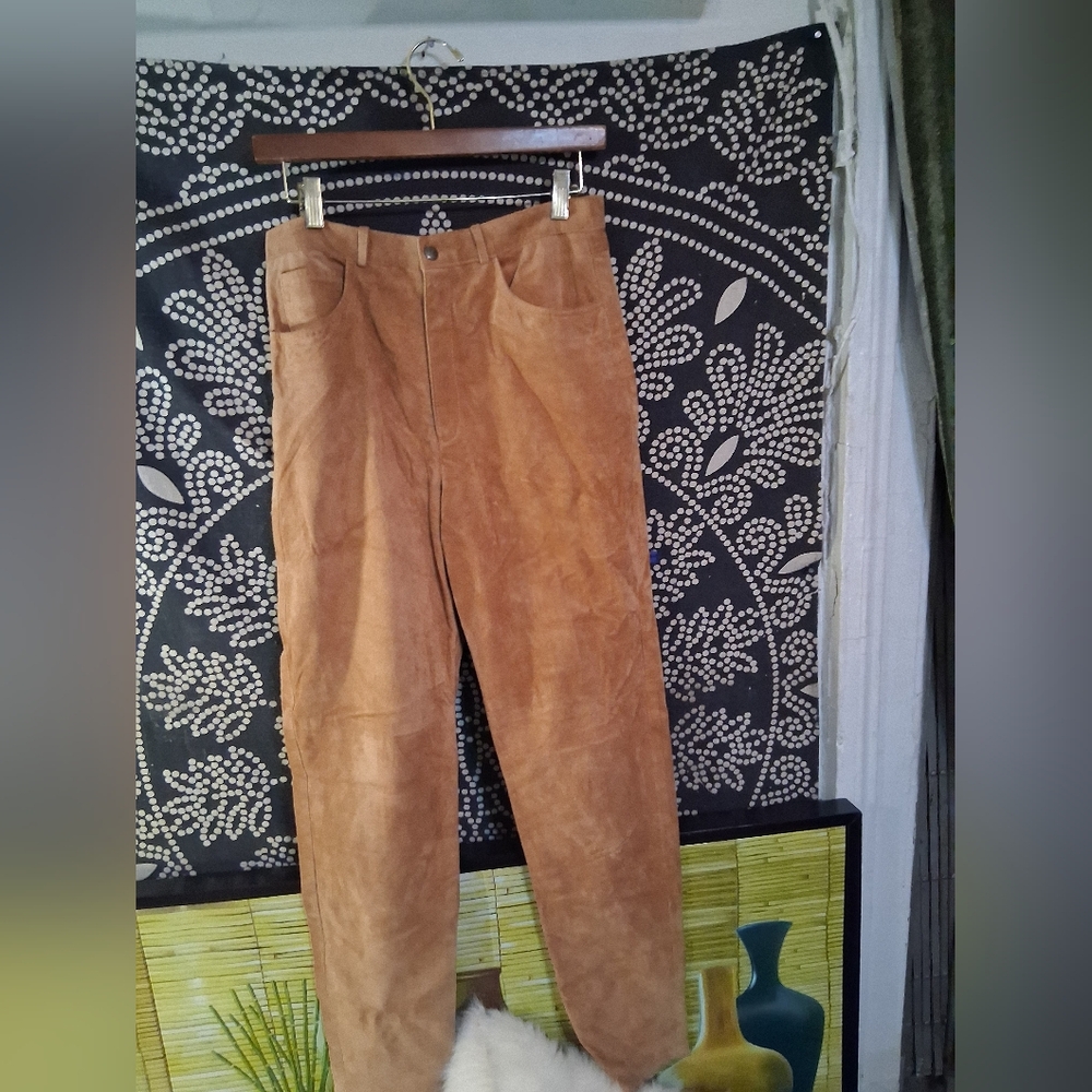 Tan Straight Leg Women's Pants